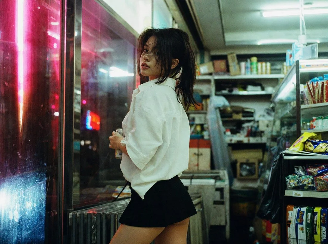 Convenience Store Neon Portrait