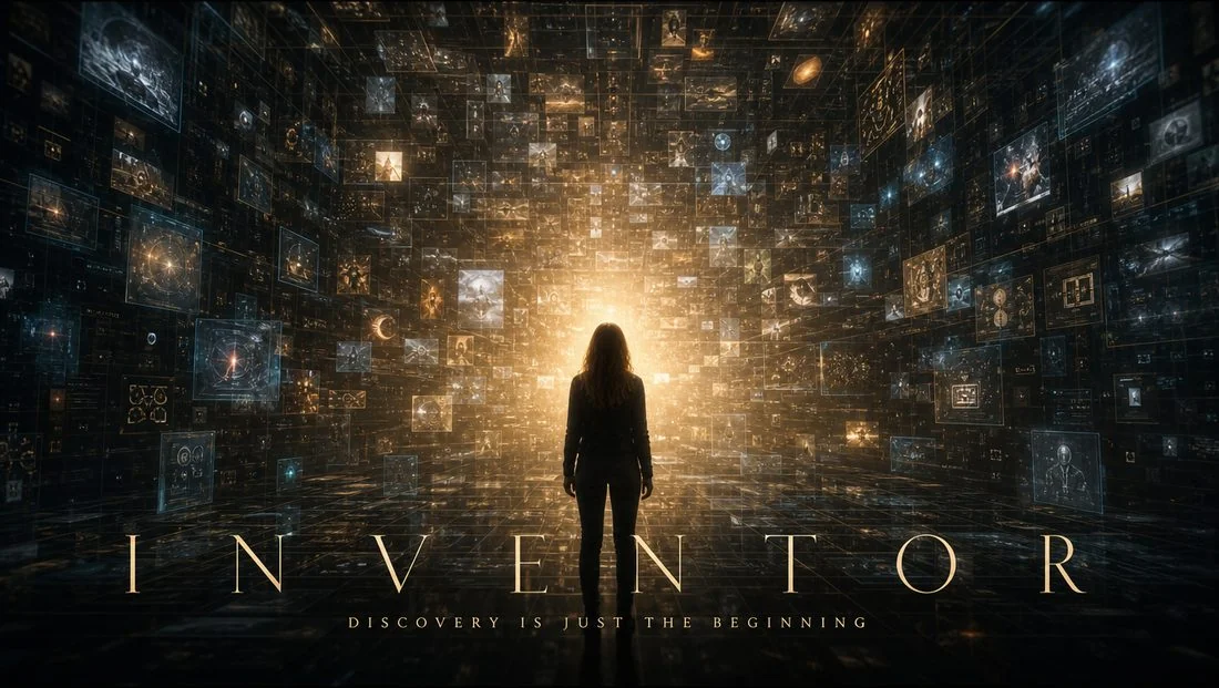 Sci-Fi Movie Teaser Poster — INVENTOR