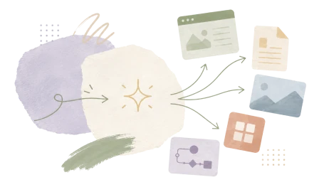 Turn ideas into finished work