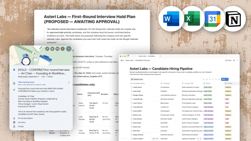 Build candidate hiring pipeline in Notion