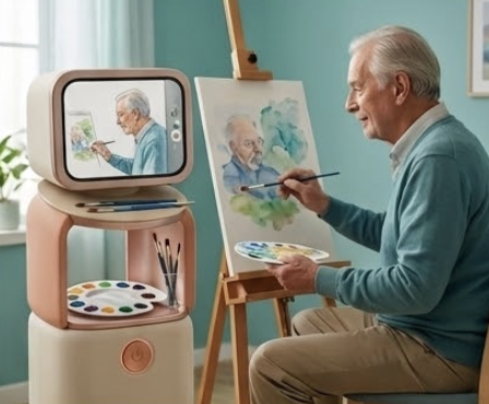 Alma painting with user